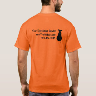 Elektrische dienst T-shirts