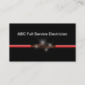 Elektrische diensten Elektricien Visitekaartjes (Voorkant)