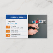 Elektrische diensten | Elektrisch Visitekaartje (Voorkant)