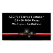 Elektrische diensten magnetisch visitekaartje (Voorkant)