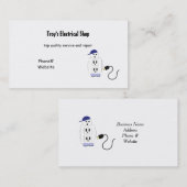 Elektrische diensten visitekaartje (Voorkant / Achterkant)