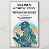 elektrische dienstflyer flyer (Voorkant)