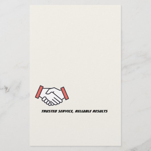 elektrische dienstflyer flyer (Achterkant)