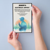 elektrische dienstflyer flyer (Hand)