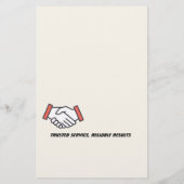 elektrische dienstflyer flyer (Achterkant)