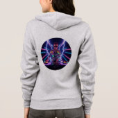 Elektrische DJ Vibe Full-Zip Hoodie ⚡🎧 (Achterkant)