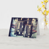 "Elektrische doos" Get Well Card Kaart (Gele Bloem)