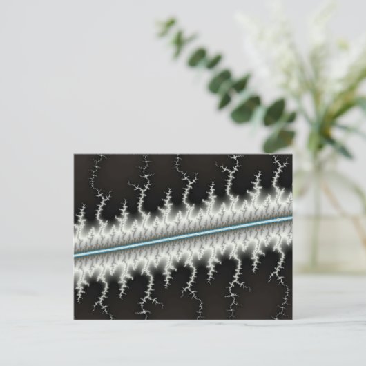 Elektrische draad - Fractal Briefkaart (Staand voorkant)