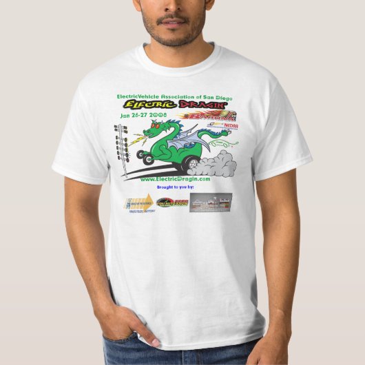 Elektrische drager'' t-shirt (Voorkant)