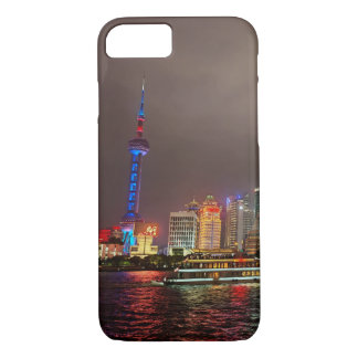 Elektrische dromen - Futuristische Shanghai Skylin iPhone 8/7 Hoesje