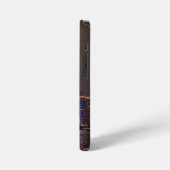 Elektrische dromen - Futuristische Shanghai Skylin iPhone Hoesje (Linkerkant)