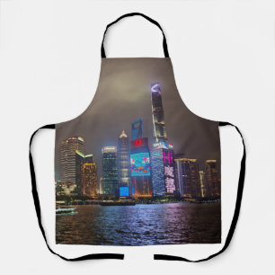 Elektrische dromen - Futuristische Shanghai Skylin Schort