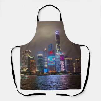 Elektrische dromen - Futuristische Shanghai Skylin Schort