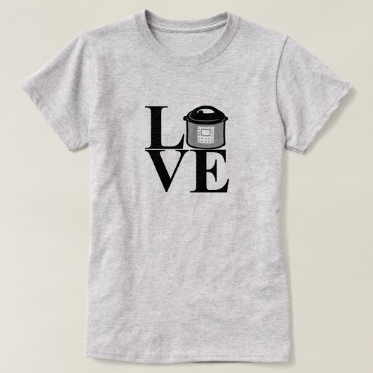 Elektrische druk Cooker LOVE T-shirt (Design voorkant)