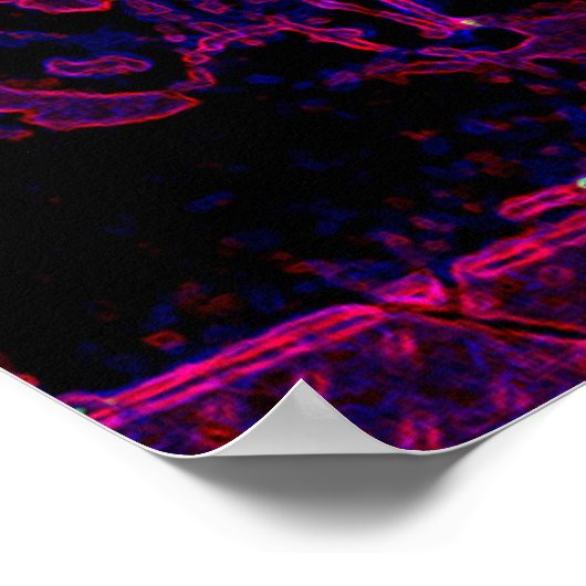 Elektrische drummer poster (Hoek)