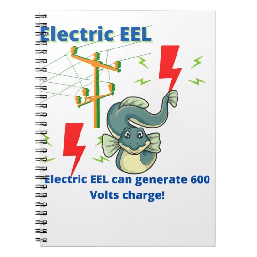 Elektrische EEL kan 600 V genereren Notitieboek (Voorkant)