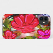 Elektrische elegantheid in roos Case-Mate iPhone case (Achterkant (horizontaal))