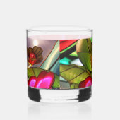 Elektrische elegantheid in roze whisky glas (Rechts)