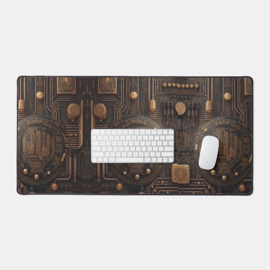 Elektrische elegantie - Circuit Symphony Series Bureaumat (Keyboard & Muis)