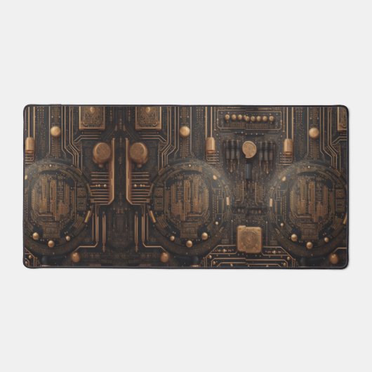 Elektrische elegantie - Circuit Symphony Series Bureaumat (Voorkant)
