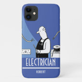 Elektrische elektricien op het werk Case-Mate iPhone case (Achterkant)