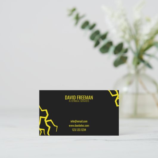 Elektrische elektrische dienst voor moderne verlic visitekaartje (Staand voorkant)