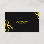 Elektrische elektrische dienst voor moderne verlic visitekaartje (Achterkant)