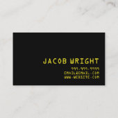 Elektrische elektrische elektriciteit visitekaartje (Achterkant)