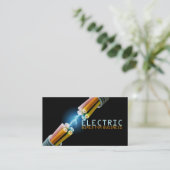 Elektrische elektrische lichtschokdraad visitekaartje (Staand voorkant)
