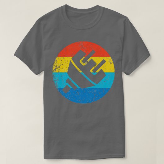 Elektrische  elektrische stekker Styl 1970 T-shirt (Design voorkant)