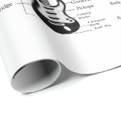 Elektrische en akoestische gitaren cadeaupapier (Rol Hoek)