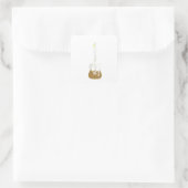 Elektrische en akoestische gitartrips voor rots en vierkante sticker (Tas)