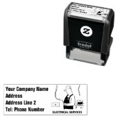 Elektrische en elektrische diensten zelfinktende stempel (In situ)