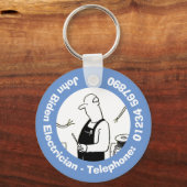 Elektrische en elektrische reparaties sleutelhanger (Voorkant)