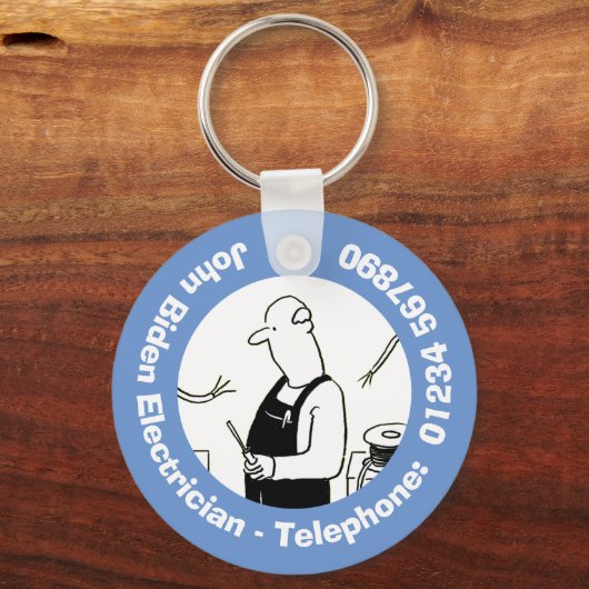 Elektrische en elektrische reparaties sleutelhanger (Voorkant)