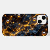 Elektrische energie Abstract met Golden Lightning Case-Mate iPhone Case (Achterkant (horizontaal))