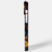 Elektrische energie Abstract met Golden Lightning Case-Mate iPhone Case (Achterkant / Links)
