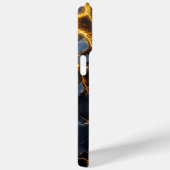 Elektrische energie Abstract met Golden Lightning Case-Mate iPhone Case (Achterkant / Rechts)