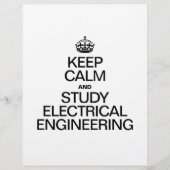 ELEKTRISCHE ENGINEERING VOOR BEREKENING EN STUDIE  FLYER (Voorkant)