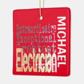 Elektrische Extraordinaire CUSTOM Keramisch Ornament (Links)