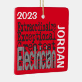 Elektrische Extraordinaire CUSTOM Keramisch Ornament (Rechts)