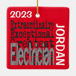 Elektrische Extraordinaire CUSTOM Keramisch Ornament