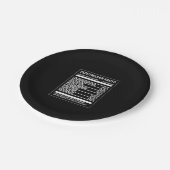 Elektrische feiten papieren bordje (Gekanteld)