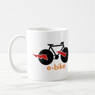 Elektrische fiets e-bike koffiemok