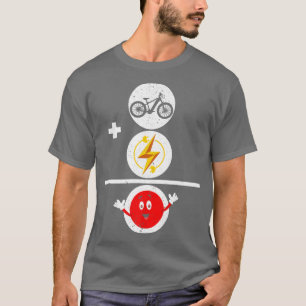 Elektrische fiets E-Bike Ride Bike Lover Bicycling T-shirt