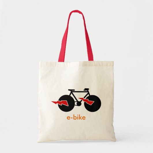 Elektrische fiets e-bike tote bag (Voorkant)