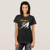 Elektrische fiets EASY PEASY E-fietsrijder Grappig T-shirt (Voorkant volledig)