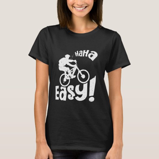 Elektrische fiets HA HA EASY E-Bike Funny EBike Ri T-shirt (Voorkant)