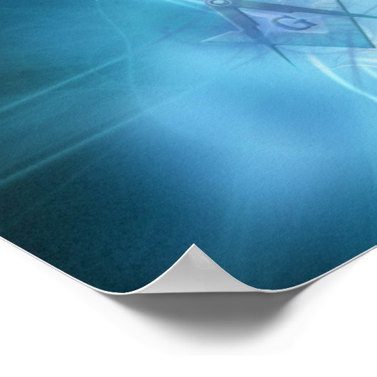 Elektrische freemason poster (Hoek)