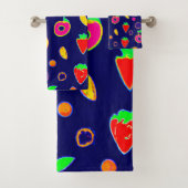 Elektrische Fruit Fiesta Design Bad Handdoek (Insitu)